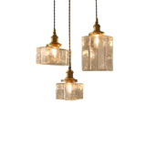 Fatima - Nowoczesna lampa wisząca retro wykonana ze szkła