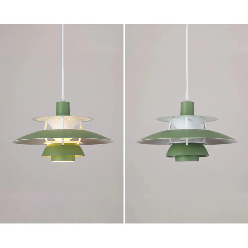 Nowoczesna lampa wisząca LED Morandi z kloszem