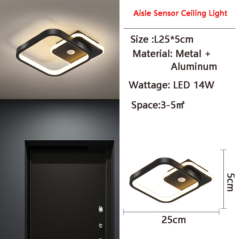 Czujnik ruchu PIR LED lampa sufitowa