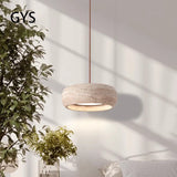 Lampa wisząca LED wykonana z kamienia