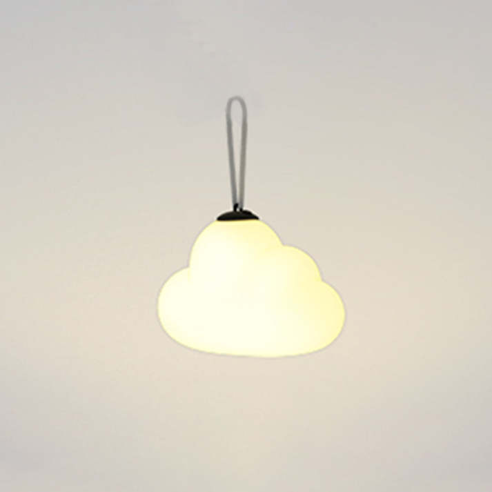 Minori Design Lampa wisząca LED Cloud Ogród biały metal/akryl.