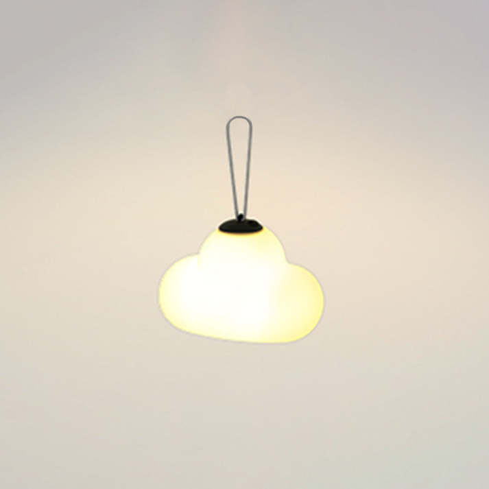 Minori Design Lampa wisząca LED Cloud Ogród biały metal/akryl.