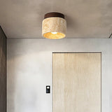 Japońska kreatywna lampa sufitowa w kremowym stylu