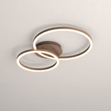 Elegancka lampa sufitowa z pierścieniem