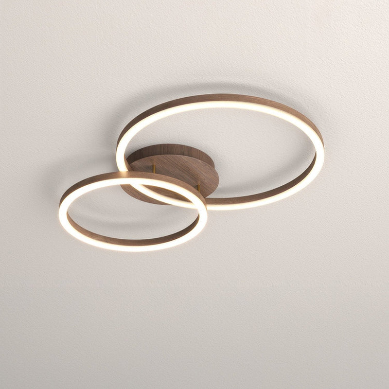 Elegancka lampa sufitowa z pierścieniem