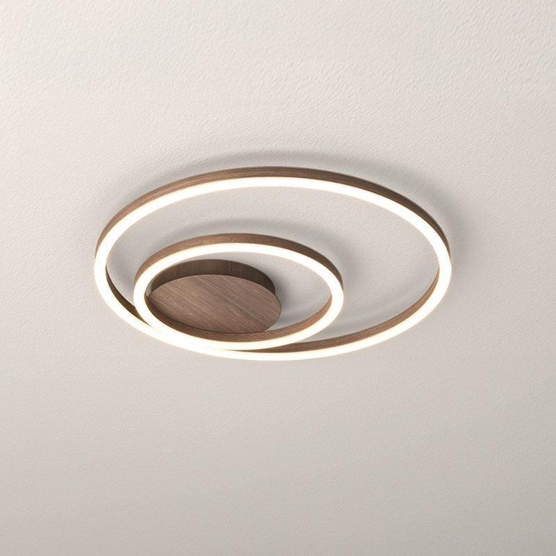 Elegancka lampa sufitowa z pierścieniem
