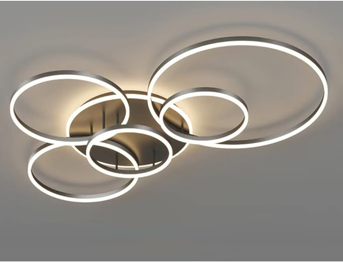 Nowoczesna czarna lampa sufitowa