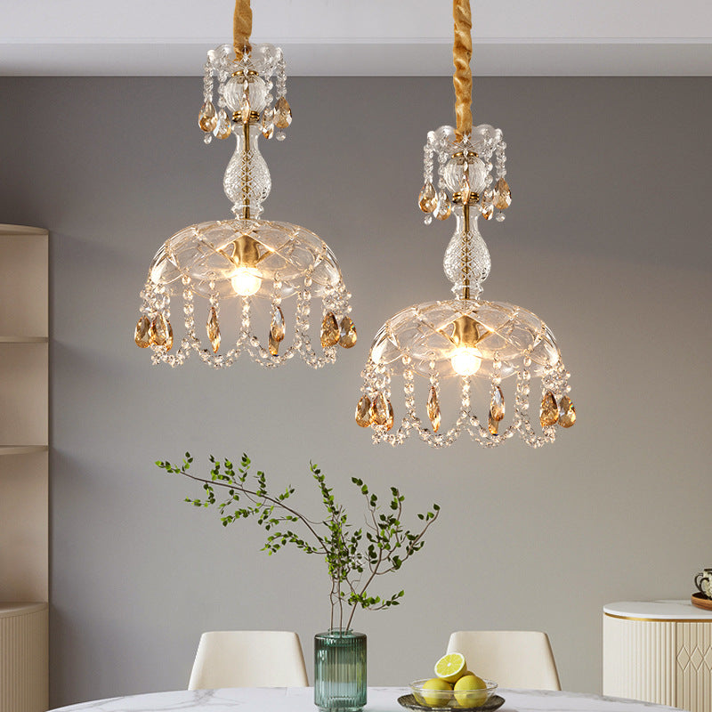 Luksusowy kryształowy żyrandol, designerska lampa wisząca