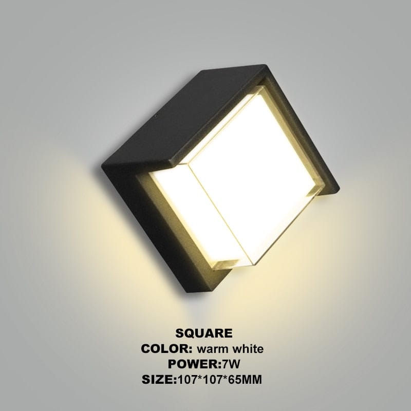 Zewnętrzna lampa ścienna Boxer (czujnik ruchu)