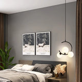 Nowoczesna lampa wisząca LED do dekoracji wnętrz