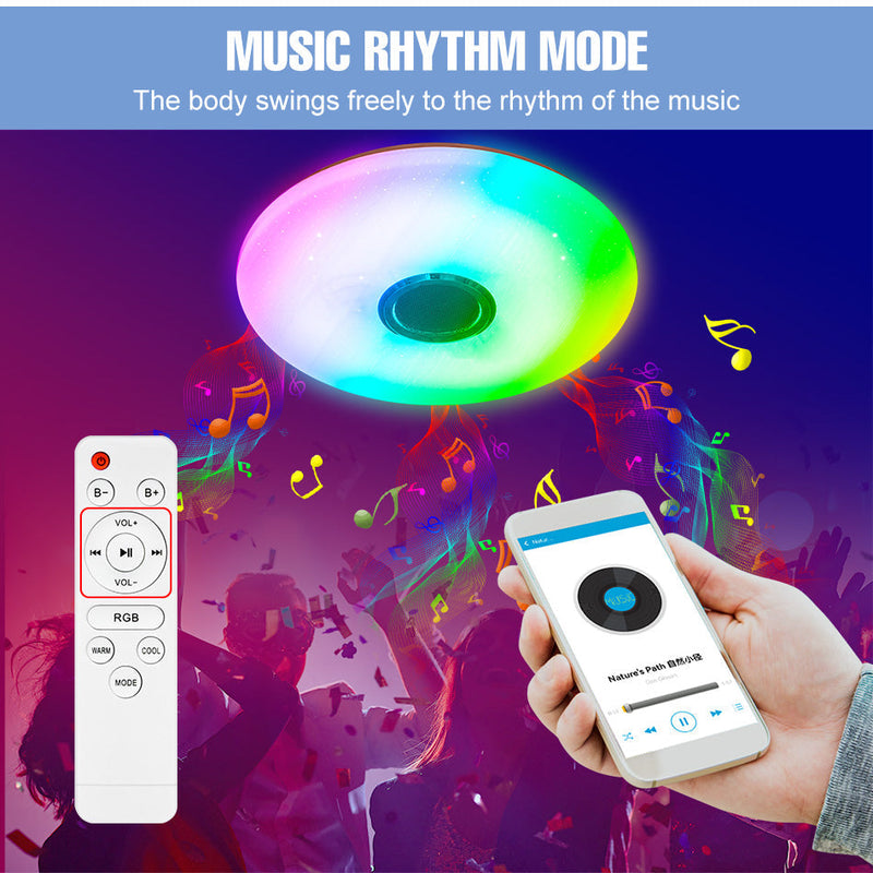 Inteligentna, nowoczesna lampa sufitowa RGB