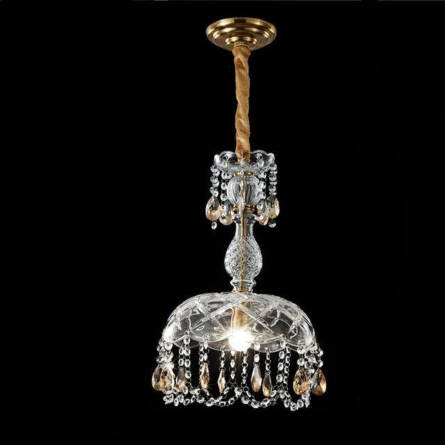 Luksusowy kryształowy żyrandol, designerska lampa wisząca